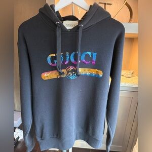 Gucci Logo Sequin Hoodie Exclusive